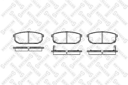 Комплект тормозных колодок 1053 002L-SX STELLOX